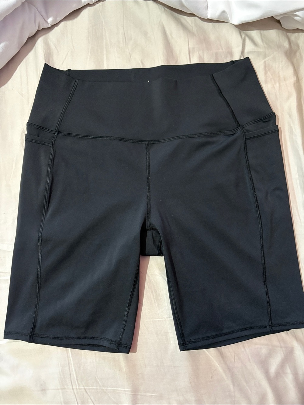 RBX Black High-Waist Bike Shorts